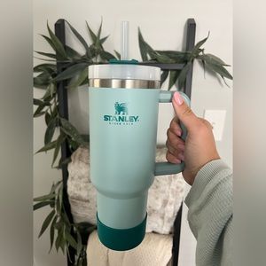 OG Stanley 40 Oz Tumbler - Seafoam with Matching Boot
